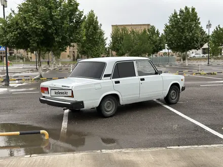 ВАЗ (Lada) 2107 2007 года за 1 300 000 тг. в Туркестан – фото 6