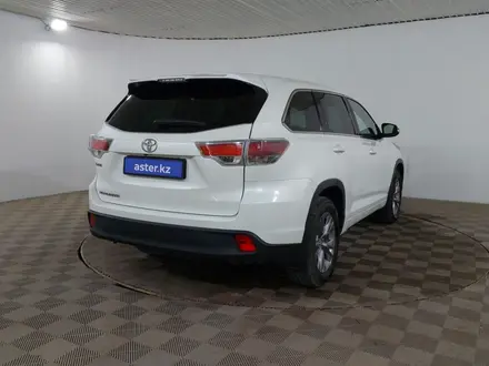 Toyota Highlander 2014 года за 12 990 000 тг. в Шымкент – фото 5
