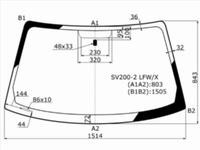 Стекло лобовое TOYOTA CAMRY GRACIA 4/5D 96-01/MARK II QUALIS 97-02for19 250 тг. в Астана