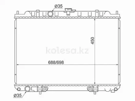 Радиатор двигателя за 31 600 тг. в Астана