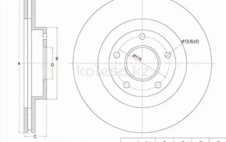 Диск тормозной за 13 400 тг. в Шымкент