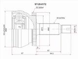 Шрус наружный правый за 12 300 тг. в Шымкент