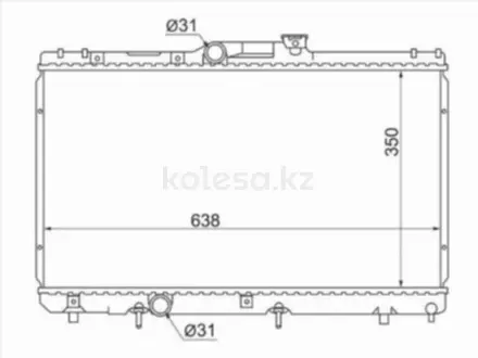 Радиатор охлаждения двигателя за 4 805 тг. в Караганда