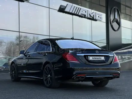 Mercedes-Benz S 63 AMG 2015 года за 31 900 000 тг. в Алматы – фото 6