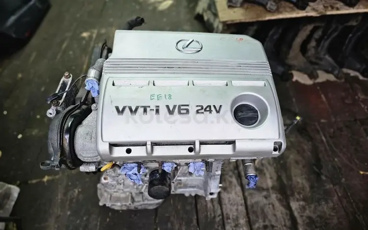 Двигатель АКПП 1MZ-FE 3 литра Лексус РХ300 3MZ 3.3 2GR-FE 3.5 с установкой за 320 199 тг. в Алматы