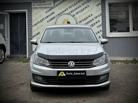 Volkswagen Polo 2018 года за 5 400 000 тг. в Костанай – фото 2
