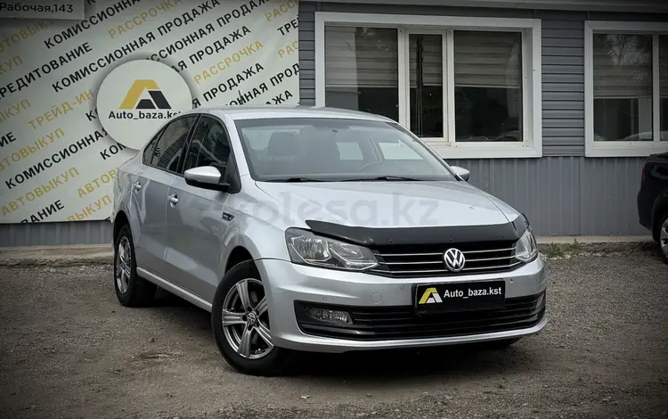 Volkswagen Polo 2018 года за 5 400 000 тг. в Костанай