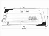 Стекло заднее с обогревом TOYOTA LAND CRUISER PRADO# J9# 3/5D 96-02 за 24 850 тг. в Алматы