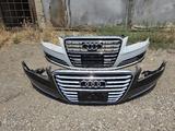Бампер передний в сборе с решёткой на Audi A8 D4 за 320 000 тг. в Алматы