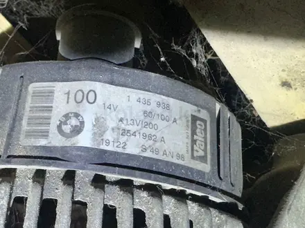 Генератор BMW E46 1.9 VALEO 100А 1 435 938 M43 за 20 000 тг. в Алматы – фото 2