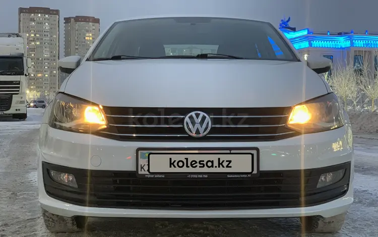 Volkswagen Polo 2016 года за 5 900 000 тг. в Астана