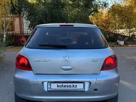 Peugeot 307 2005 года за 1 600 000 тг. в Астана – фото 7