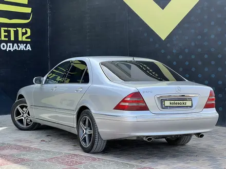 Mercedes-Benz S 320 2001 года за 4 400 000 тг. в Актау – фото 4