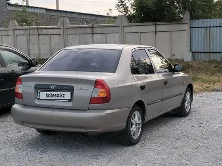 Hyundai Accent 2008 года за 1 700 000 тг. в Алматы – фото 7