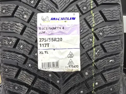 Новые зимние шины 275 55 R20 Michelin X-Ice North 4 SUV, шип. за 1 000 000 тг. в Костанай