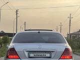 Mercedes-Benz S 320 2000 годаүшін3 500 000 тг. в Туркестан – фото 4