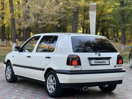 Volkswagen Golf 1993 года за 2 150 000 тг. в Тараз – фото 5