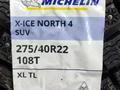 Зимняя шина Michelin X-Ice North 4 275/40 R22 113 за 350 000 тг. в Караганда