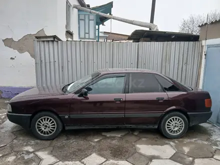 Audi 80 1991 года за 900 000 тг. в Тараз – фото 3