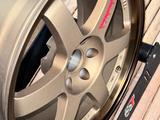 TE37 R18 x8.5J 6X114.3 ET20 D66, 1 BRONZE + MILLING LETTER RED за 300 000 тг. в Алматы – фото 4