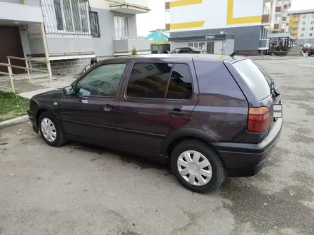 Volkswagen Golf 1993 года за 1 350 000 тг. в Тараз – фото 4