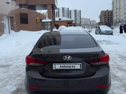 Hyundai Elantra 2015 года за 6 800 000 тг. в Астана – фото 5