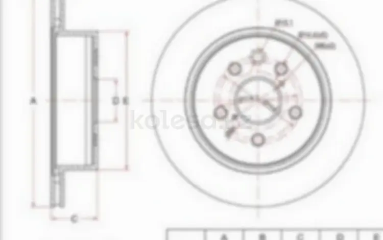 Диск тормозной за 13 100 тг. в Павлодар