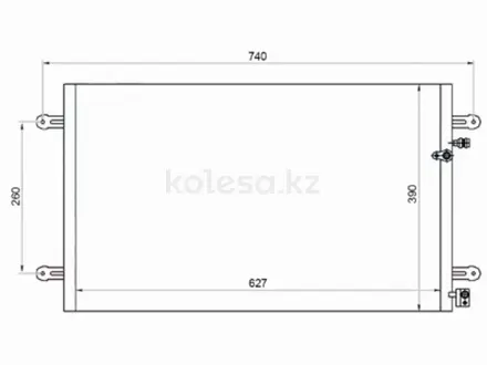 Радиатор кондиционера за 20 650 тг. в Алматы