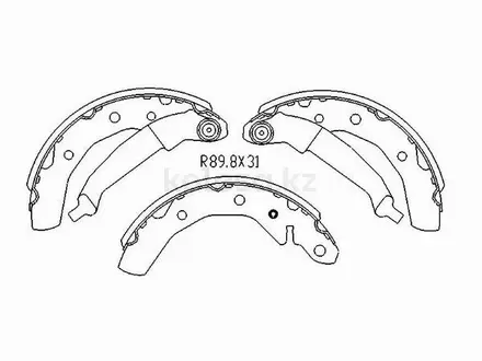 Колодки тормозные задние за 4 350 тг. в Астана