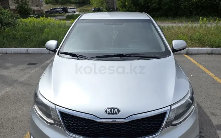 Kia Rio 2015 года за 5 400 000 тг. в Темиртау