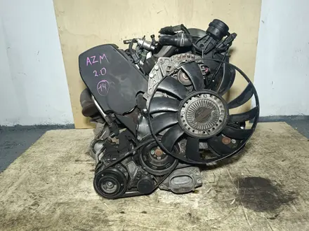 Двигатель AZM 2.0 8кл VW Volkswagen Passat Skoda SuperB Фольксваген Шкода за 430 000 тг. в Караганда – фото 3