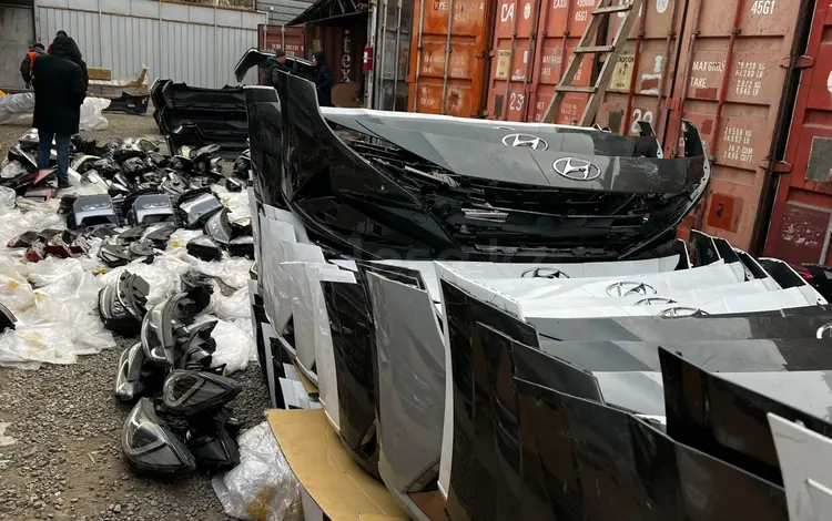 Бампер передний Hyundai Elantra CN7 21-23 Елантра сборе за 131 000 тг. в Алматы