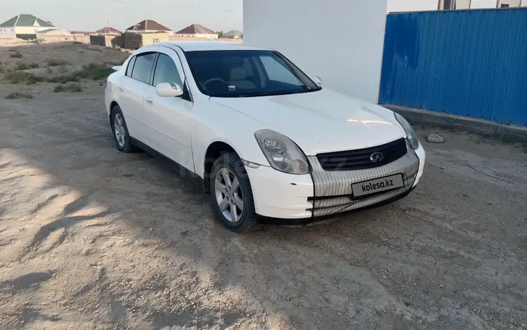 Nissan Skyline 2001 годаүшін1 100 000 тг. в Айтеке би