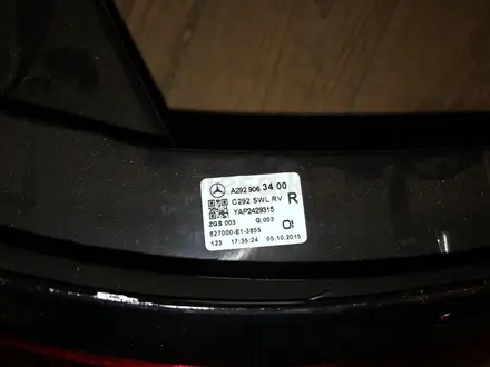 Фонарь задний на Mercedes GLE Coupe за 100 000 тг. в Алматы – фото 2