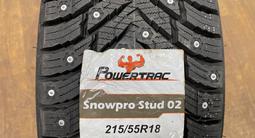 215/55r18 Powertrac Snowpro Stud 02 за 45 000 тг. в Астана – фото 4