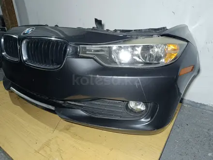 Ноускат BMW 3 серия F30 Дорест 11-16г Галоген БМВ Ф30 3-series фары бампер за 500 000 тг. в Караганда – фото 2
