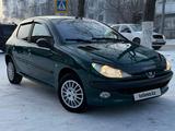 Peugeot 206 2001 года за 2 600 000 тг. в Астана – фото 3