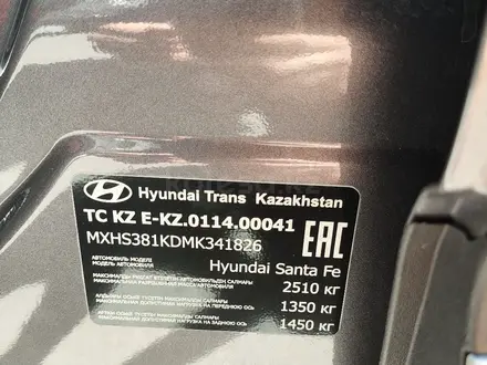 Hyundai Santa Fe 2021 года за 16 200 000 тг. в Алматы – фото 30