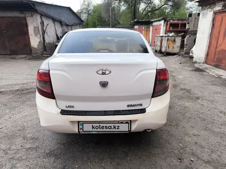 ВАЗ (Lada) Granta 2190 2013 года за 1 500 000 тг. в Алматы – фото 4