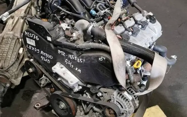Контрактный двигатель 1MZ-FE VVTI 3.0л + установка, масло в подарок за 135 000 тг. в Алматы