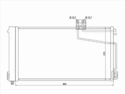 Радиатор кондиционера за 31 350 тг. в Шымкент