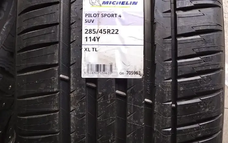 Шины Michelin 285/45/R22 Pilot Sport 4 SUV за 256 000 тг. в Алматы