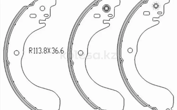 Колодки тормозные барабанные задниеүшін6 600 тг. в Шымкент