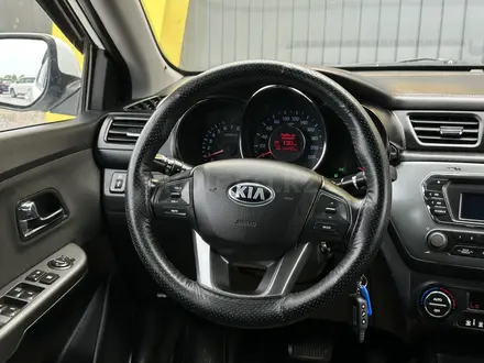 Kia Rio 2014 года за 5 750 000 тг. в Актобе – фото 8