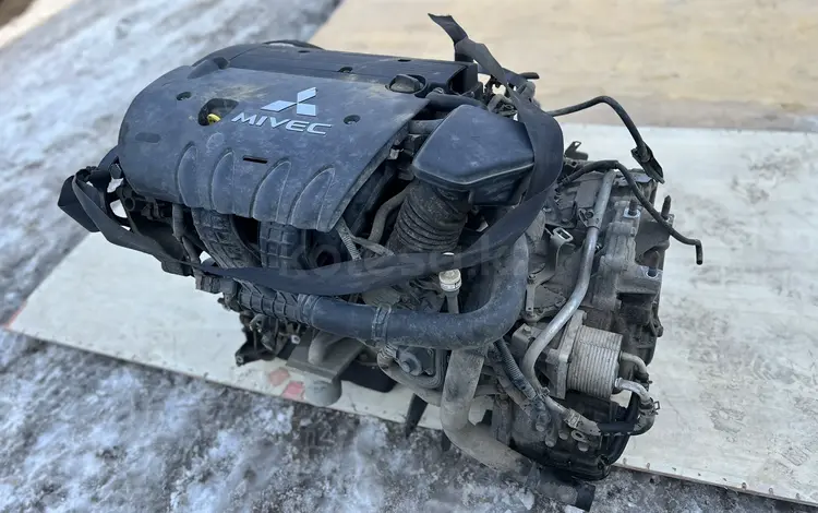 Мотор коробка Вариатор 4b12 2.4 из Японии, 2.0 4b11, 4b10 за 31 313 тг. в Алматы