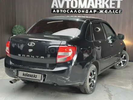 ВАЗ (Lada) Granta 2190 2014 года за 1 900 000 тг. в Актобе – фото 4