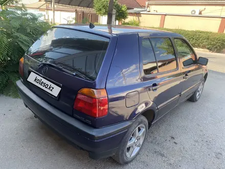 Volkswagen Golf 1996 года за 1 400 000 тг. в Тараз – фото 5