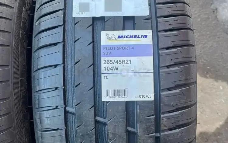 Michelin Pilot Sport 4 SUV 265/45 R21 104Wүшін300 000 тг. в Алматы