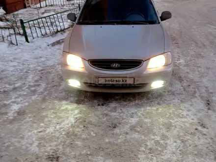 Hyundai Accent 2002 года за 2 100 000 тг. в Астана – фото 15