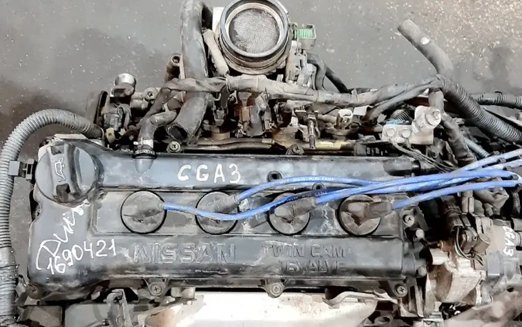 Двигатель на Ниссан Марч CGA 3 объём 1.3 трамблёрный в сборе за 280 000 тг. в Алматы
